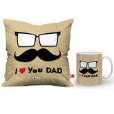 Love You Dad Cushion & Mug Combo